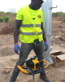 Équipe TFG sur le terrain